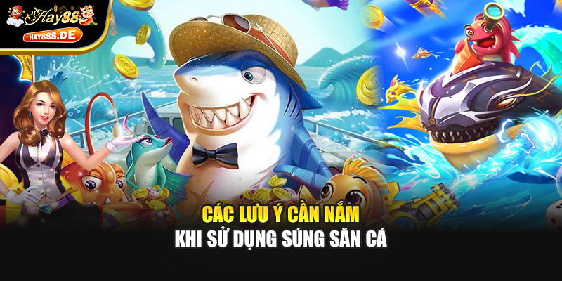 Các lưu ý cần nắm khi sử dụng súng săn cá
