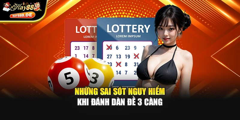 Những sai sót nguy hiểm khi đánh dàn đề 3 càng